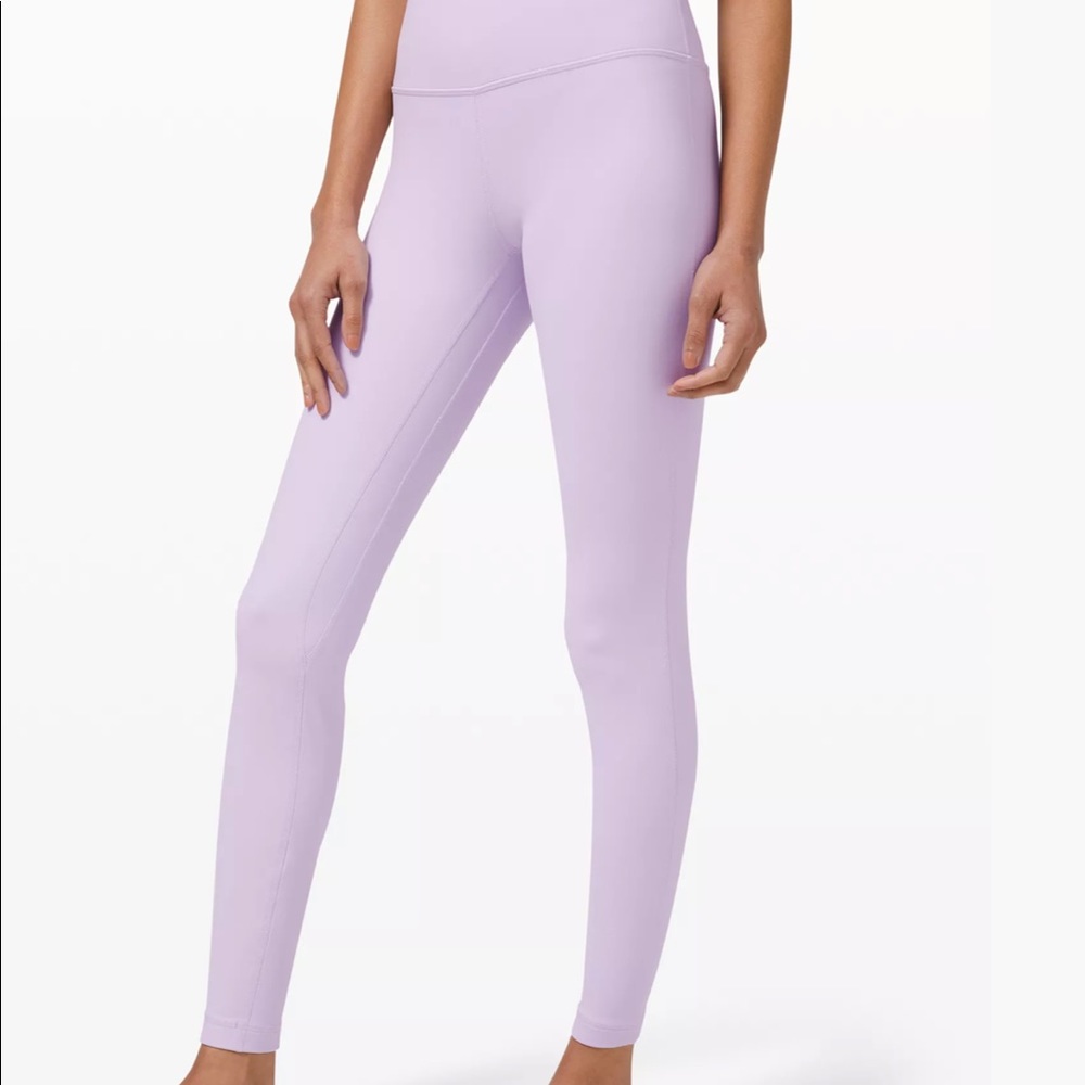 Lavender Lululemon high rise align 28” leggings 💜